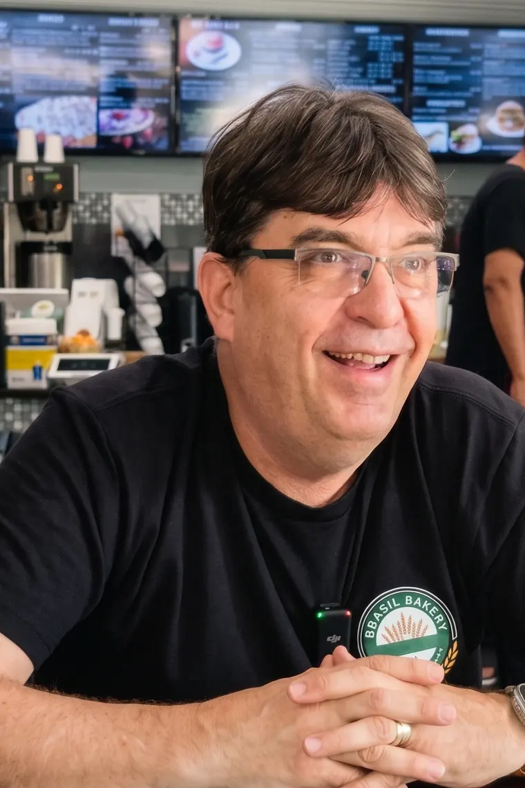 Marcelo, a restaurant owner interviewed about using AI Bunny