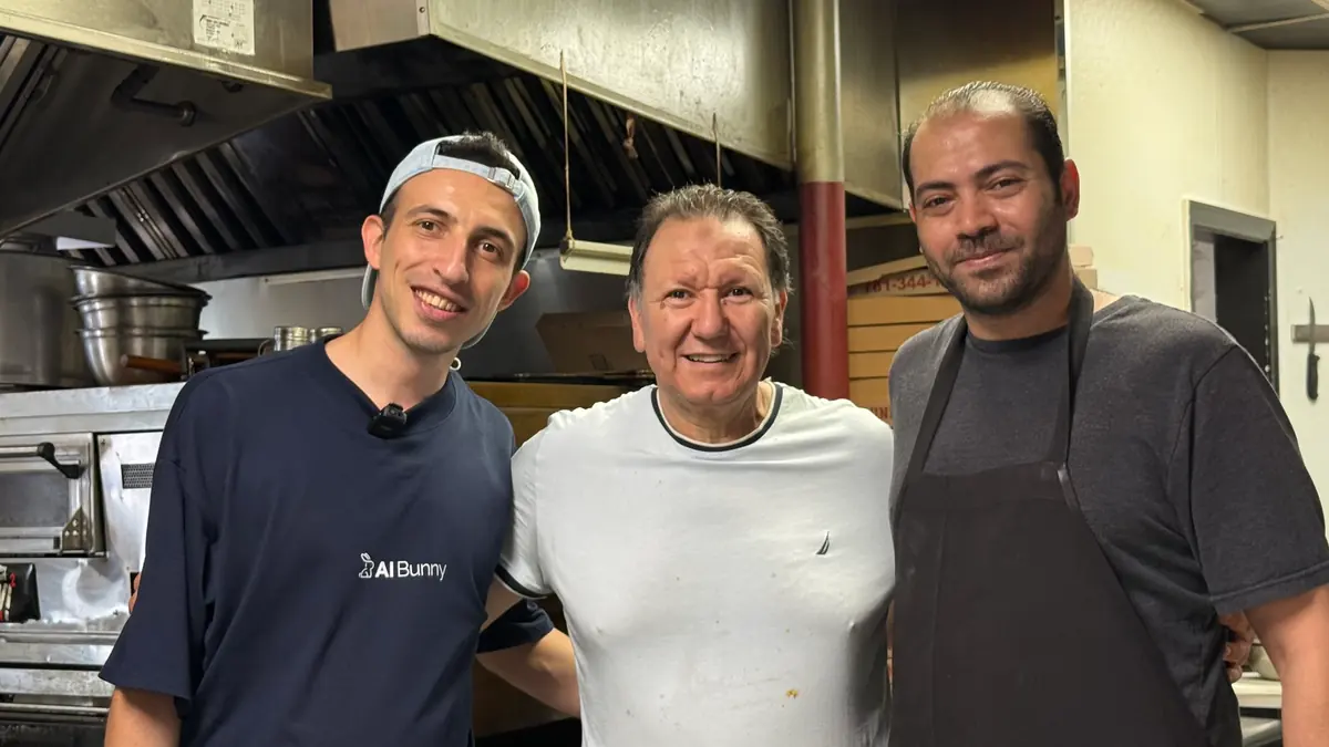 Mousa at their restaurant